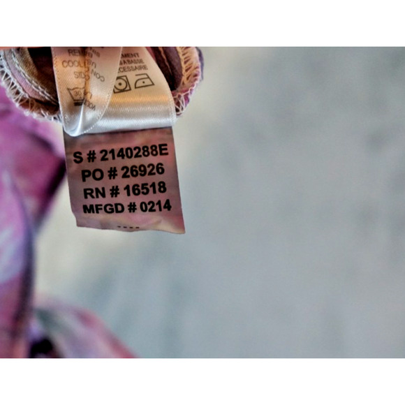 Bloome Girls 14 Ruffle Asymmetrical Galaxy Crumple Tie-Dye Dress Artisan Dyed - Picture 12 of 12